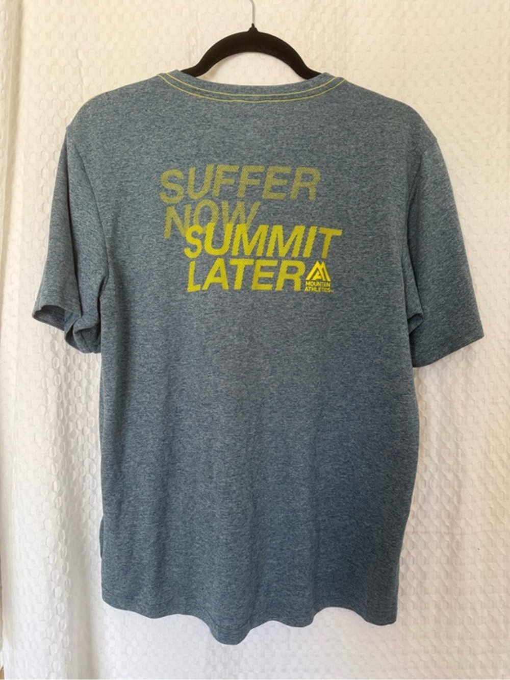 The North Face Graphic Performance Tee Small Gray Hiking Shirt